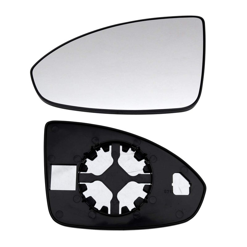 Rugged TUFF Driver Side Mirror Glass Replacement For 2011 2012 2013 2014 2015 2016 Chevrolet Cruze, Cruze Limited Left Rear View Mirrors Non-Heated with Backing Plate 95215096 1324127 GM1324127 - Image 4